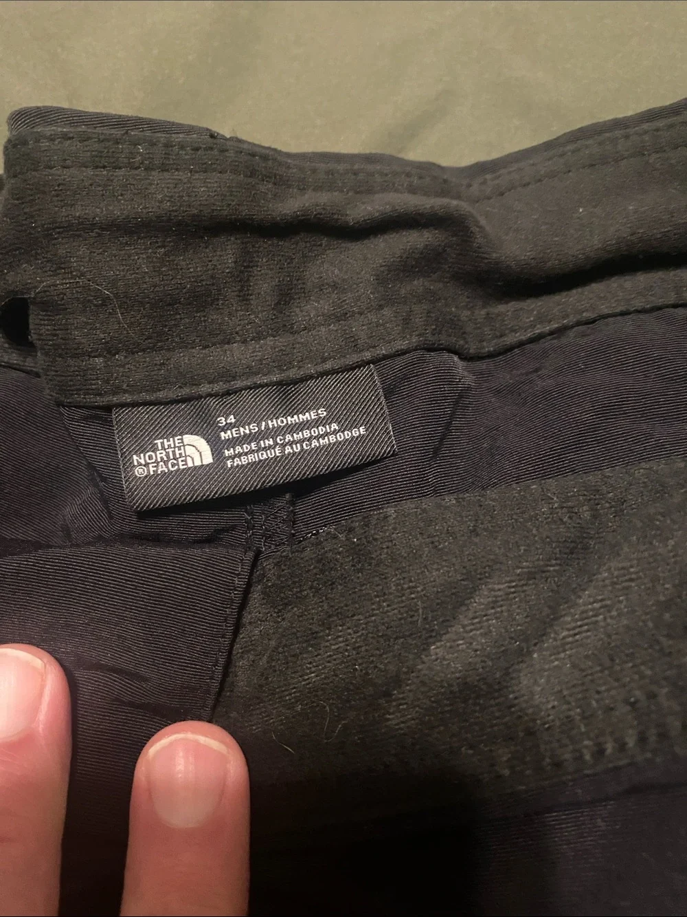 The North Face Men’s Black Swim Hybrids with Logo